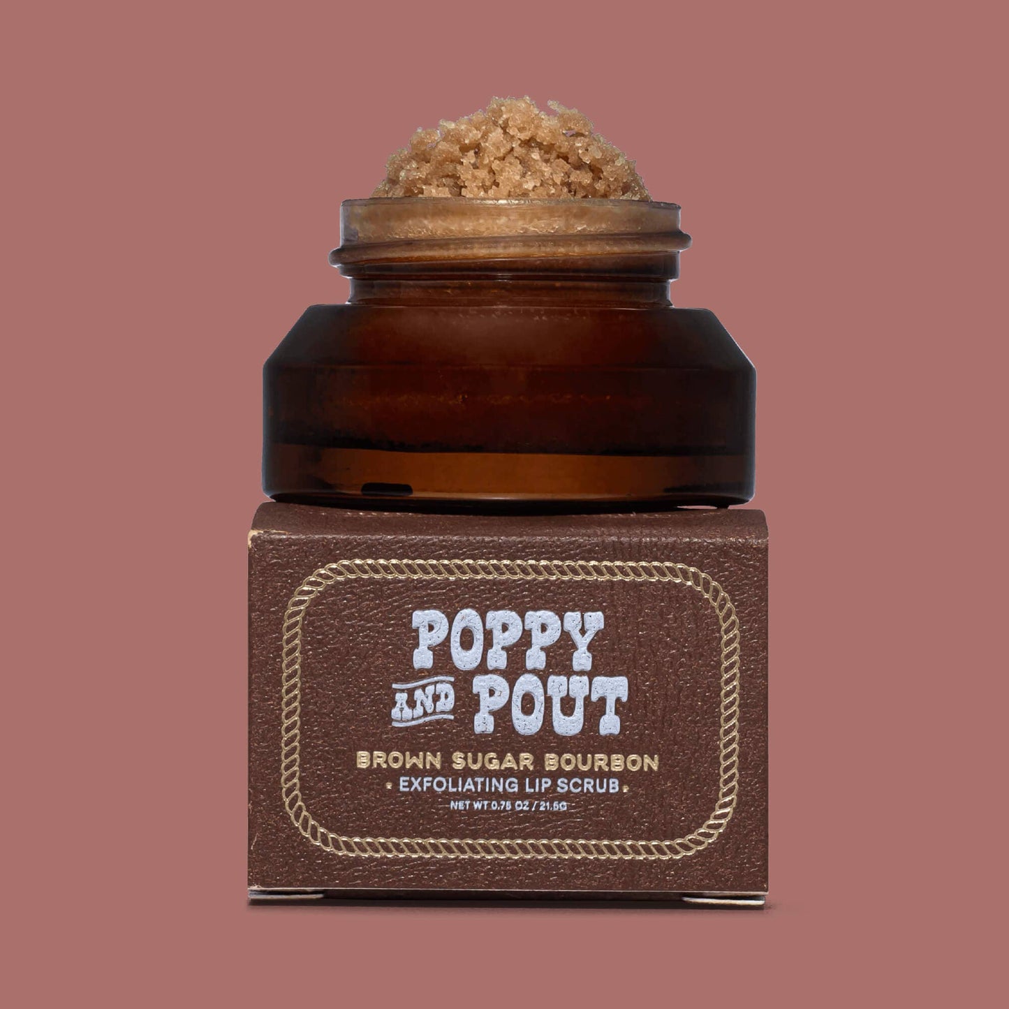 Brown Sugar Bourbon Lip Scrub | Poppy & Pout