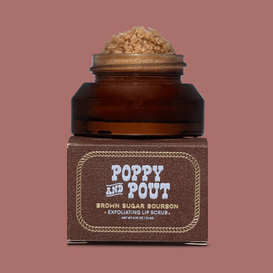 Brown Sugar Bourbon Lip Scrub | Poppy & Pout