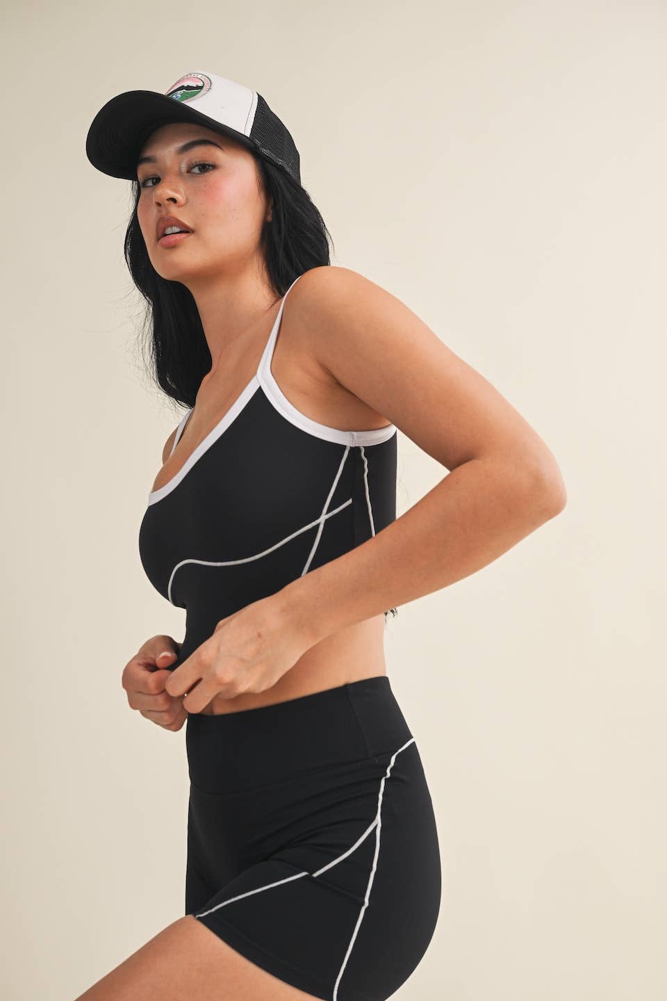 Bri Contrast Contour Top