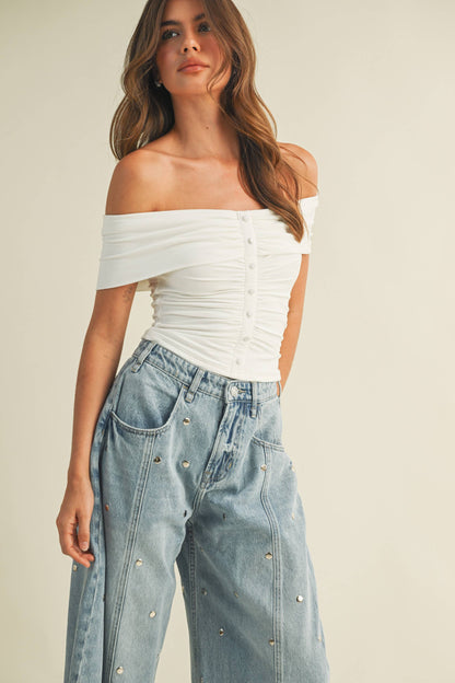 Roxy Off Shoulder Top