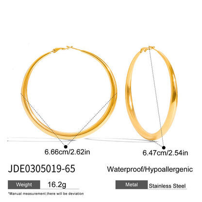 Brinn Hoop Earring | Waterproof Jewelry