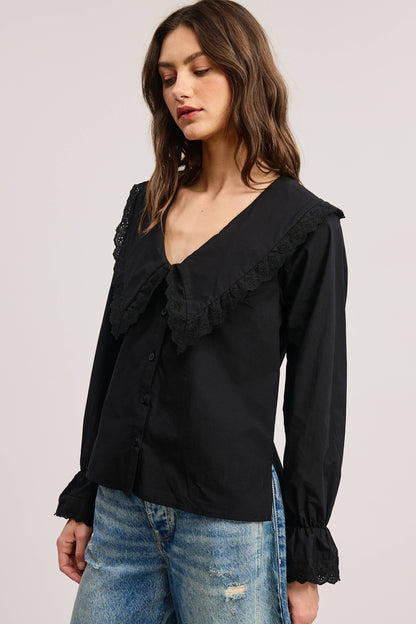 Jenny Bib Collar Blouse