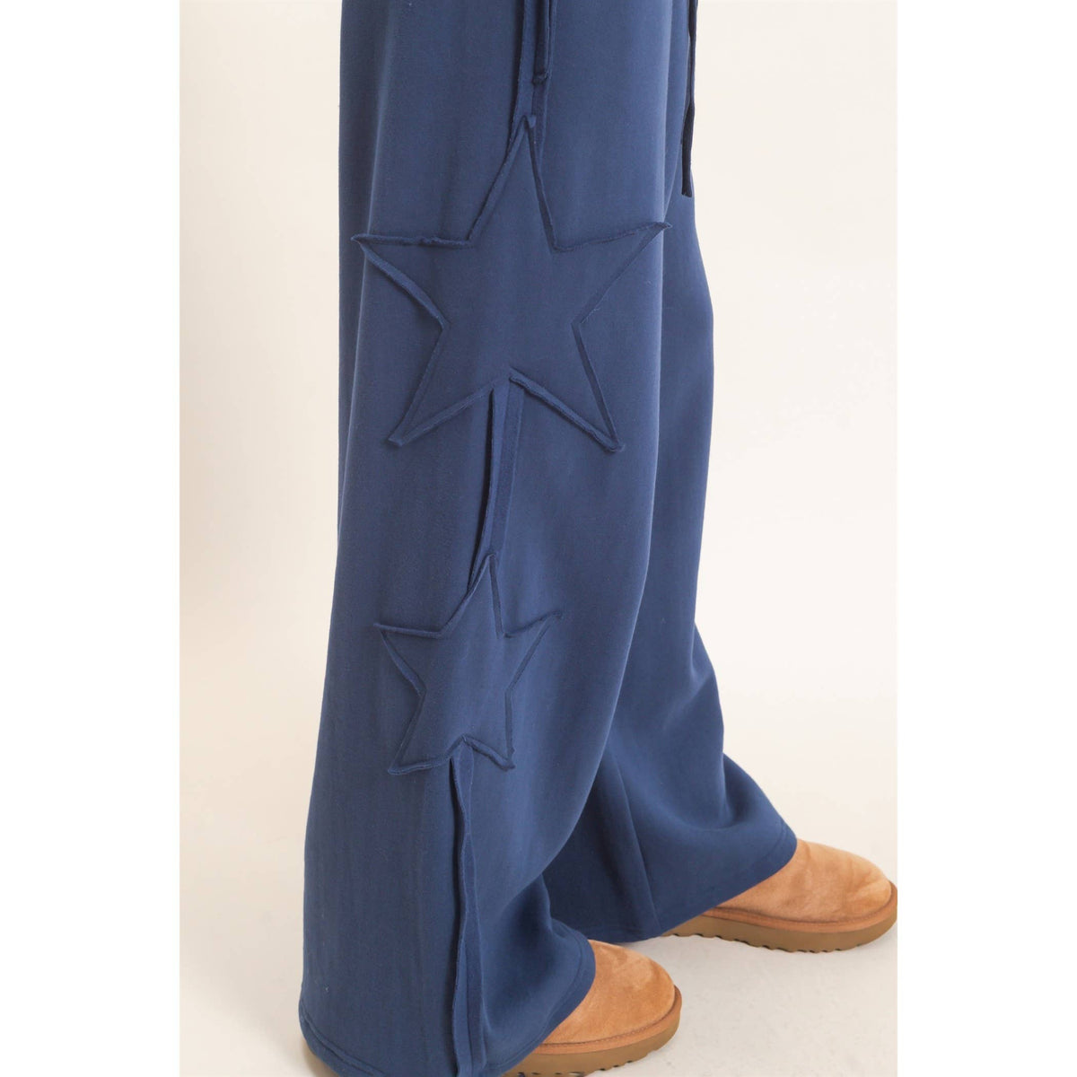 Lilly French Terry Star Patch Sweatpants