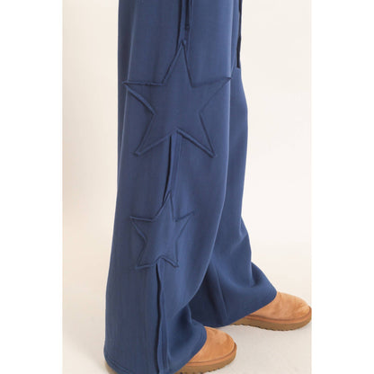 Lilly French Terry Star Patch Sweatpants