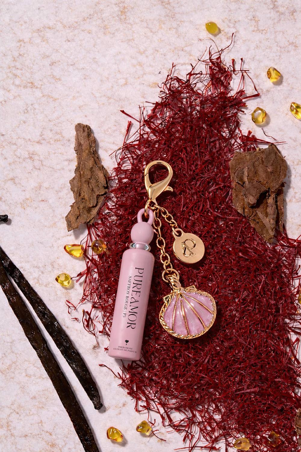 Saffron Rouge | Pheromone Perfume Oil Keychain