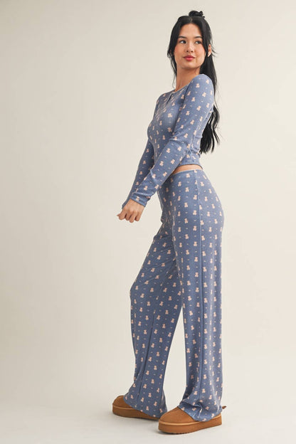 Beary Sweet Pointelle Set
