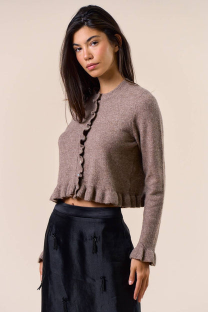 Goldie Ruffle Cardigan