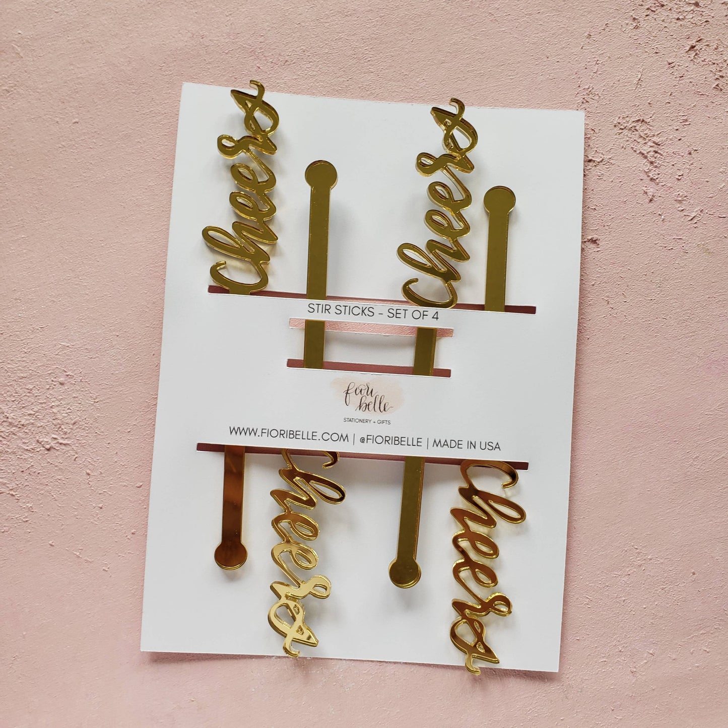 Cheers Swizzle Sticks - Set of 4