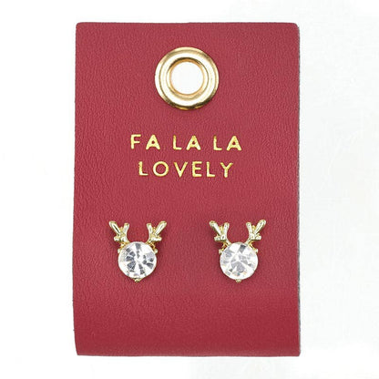 Holiday Stud Love Earrings