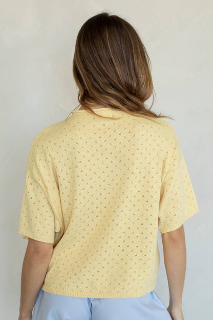 Annalise Pointelle Cardigan