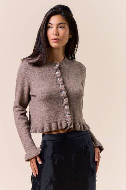 Goldie Ruffle Cardigan