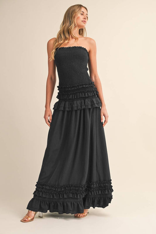 Ida Drop Waist Maxi Dress