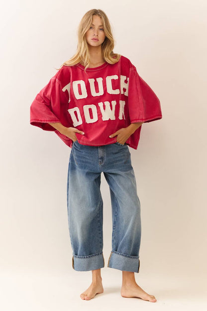 Touch Down Oversized Tee