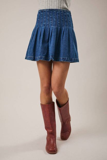Gabby Denim Mini Skirt