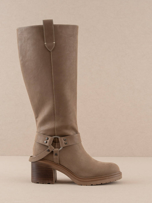 The Leanne Moto Knee High Boot