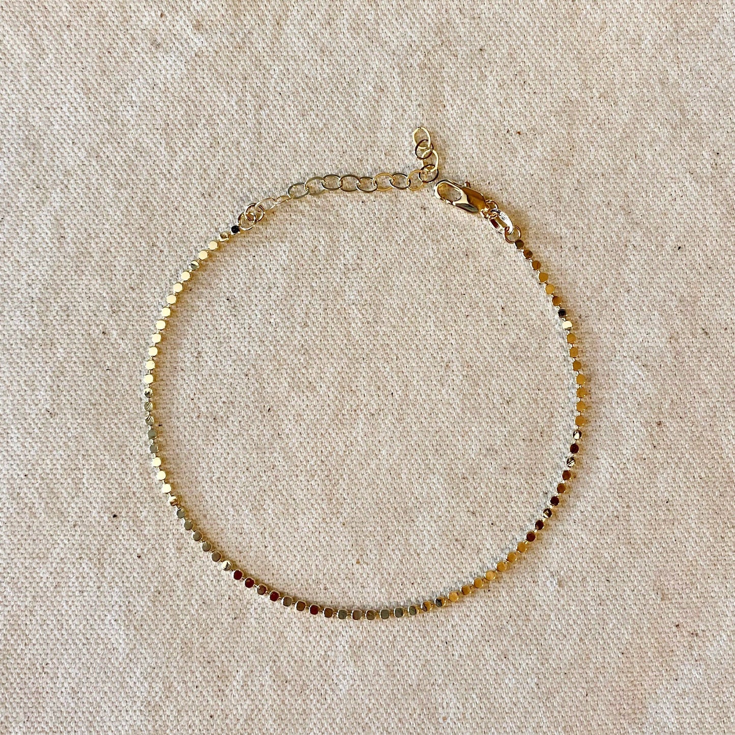 Dot Chain Anklet | Waterproof Jewelry