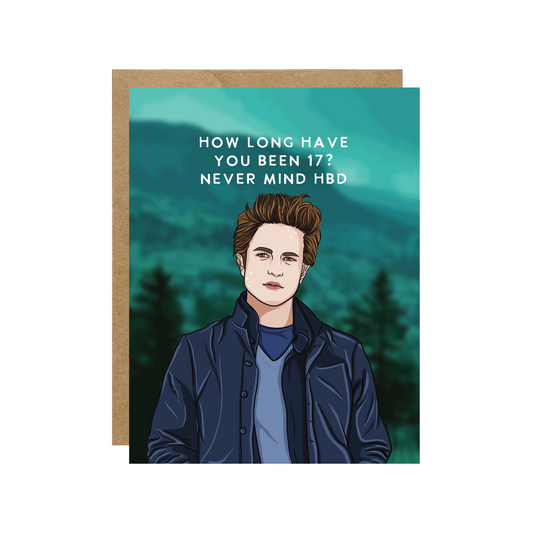 Twilight Birthday Card | Edward