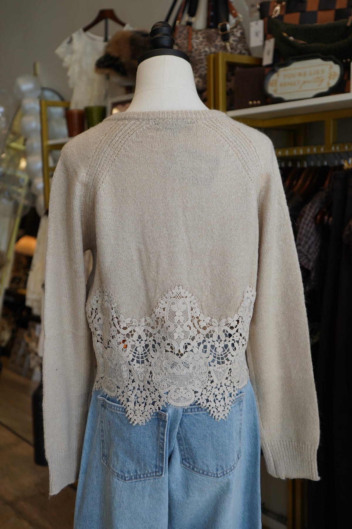Helen Lace Crochet Cardigan