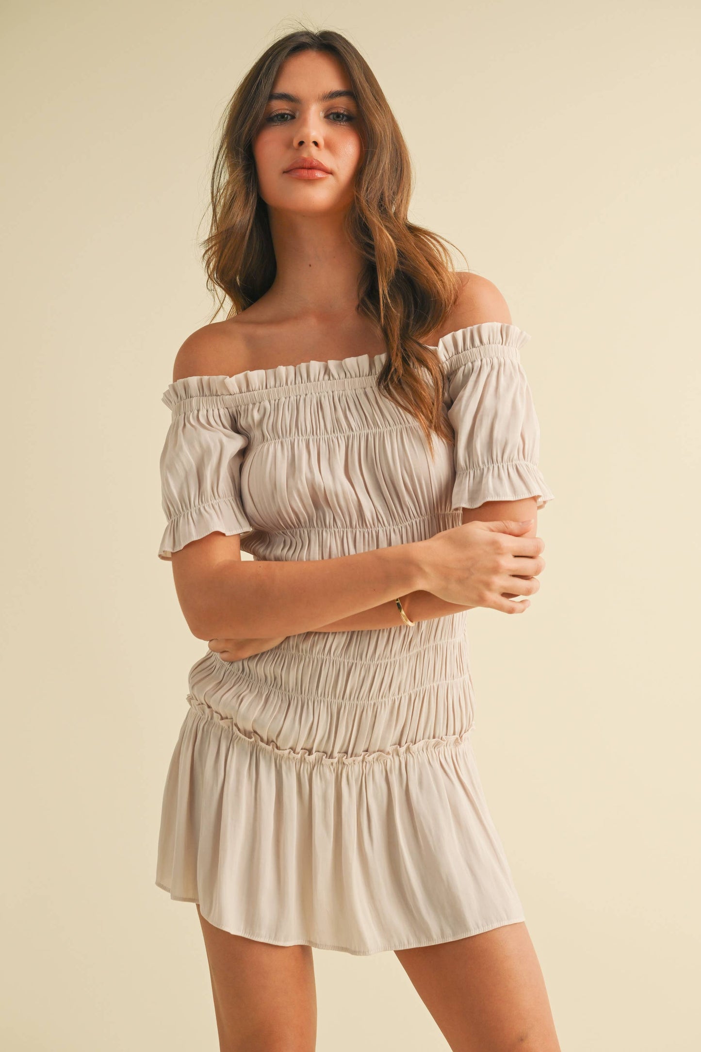 Ida Smocked Mini Dress