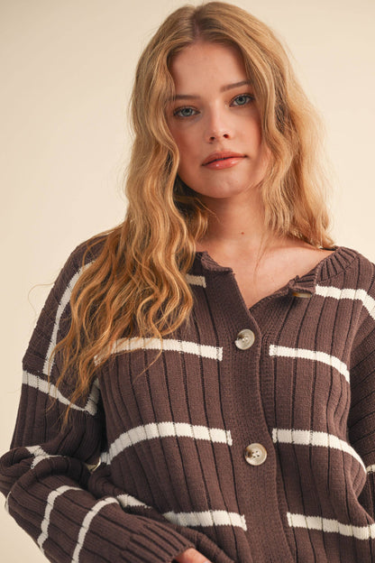 Tess Stripe Sweater and Shorts Set