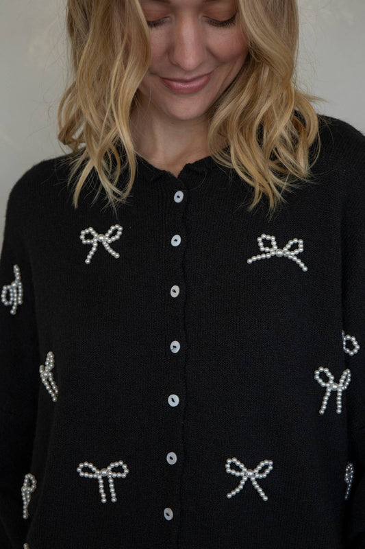 Emma Cardigan | Pearl Ribbons