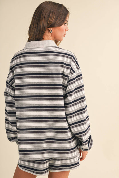 Allie Rugby Stripe Set