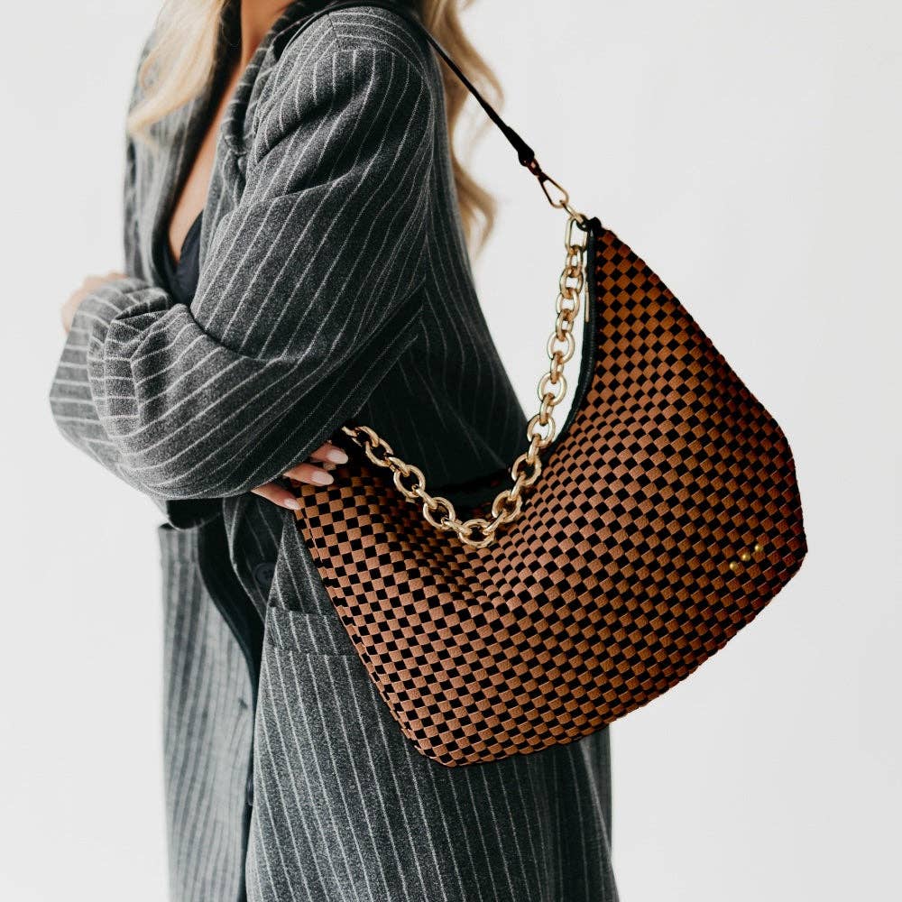 Sienna Slouchy Woven Shoulder Bag | PRETTY SIMPLE