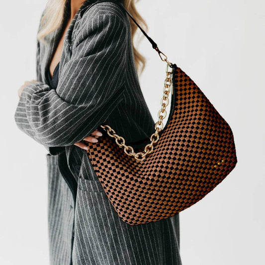 Sienna Slouchy Woven Shoulder Bag | PRETTY SIMPLE