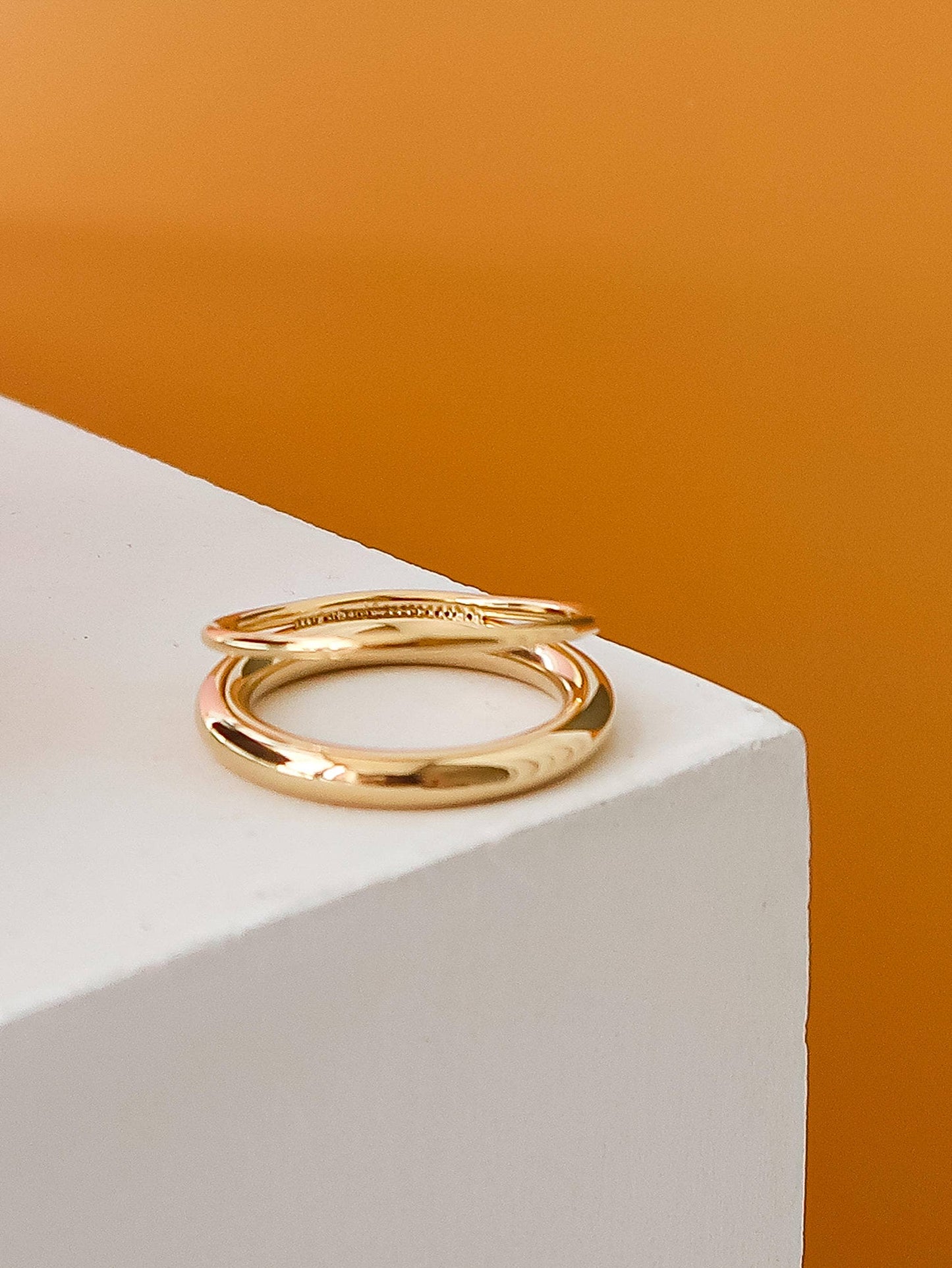 Harvey Double Band Ring | Waterproof Jewelry