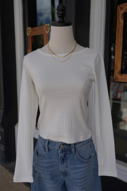 Fiona Pointelle Long Sleeve