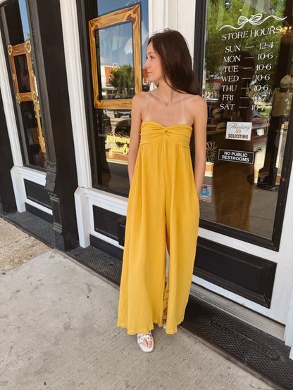 Crystal Strapless Jumpsuit