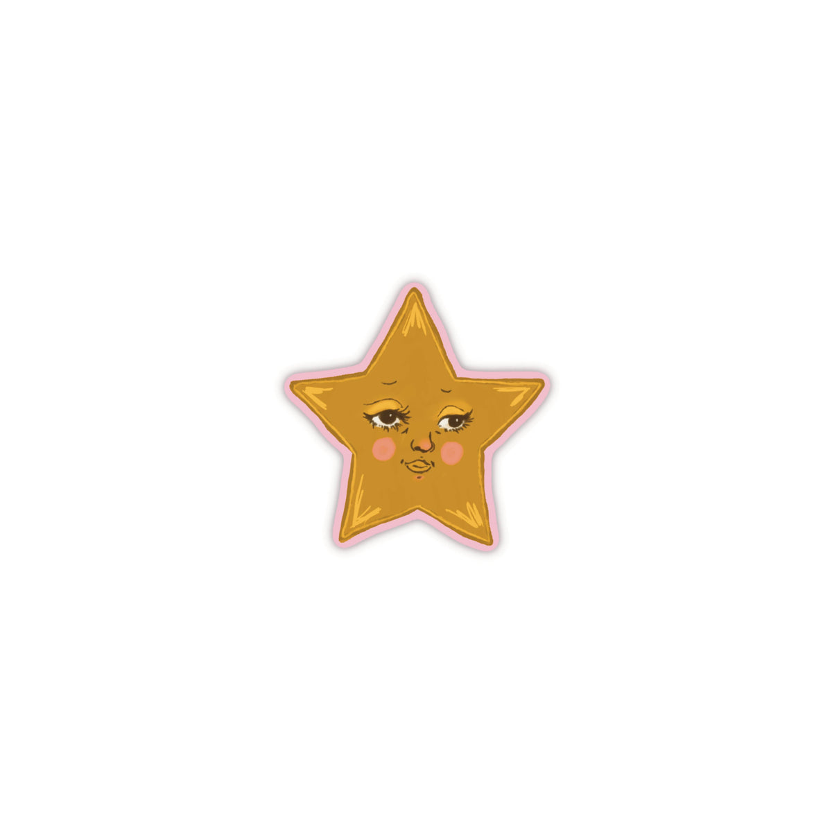 Star Girl Die-Cut Sticker