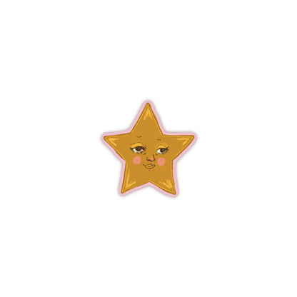 Star Girl Die-Cut Sticker