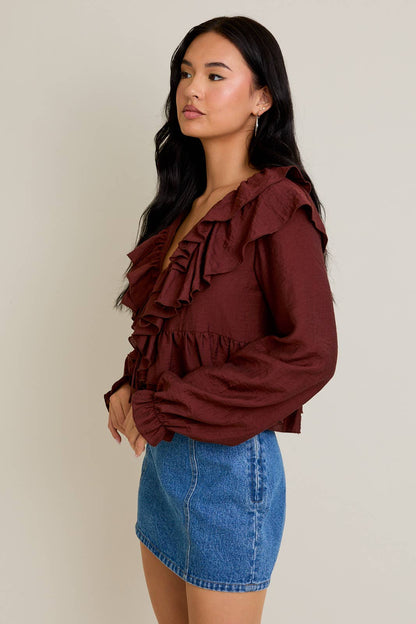 Vienna Ruffle Blouse