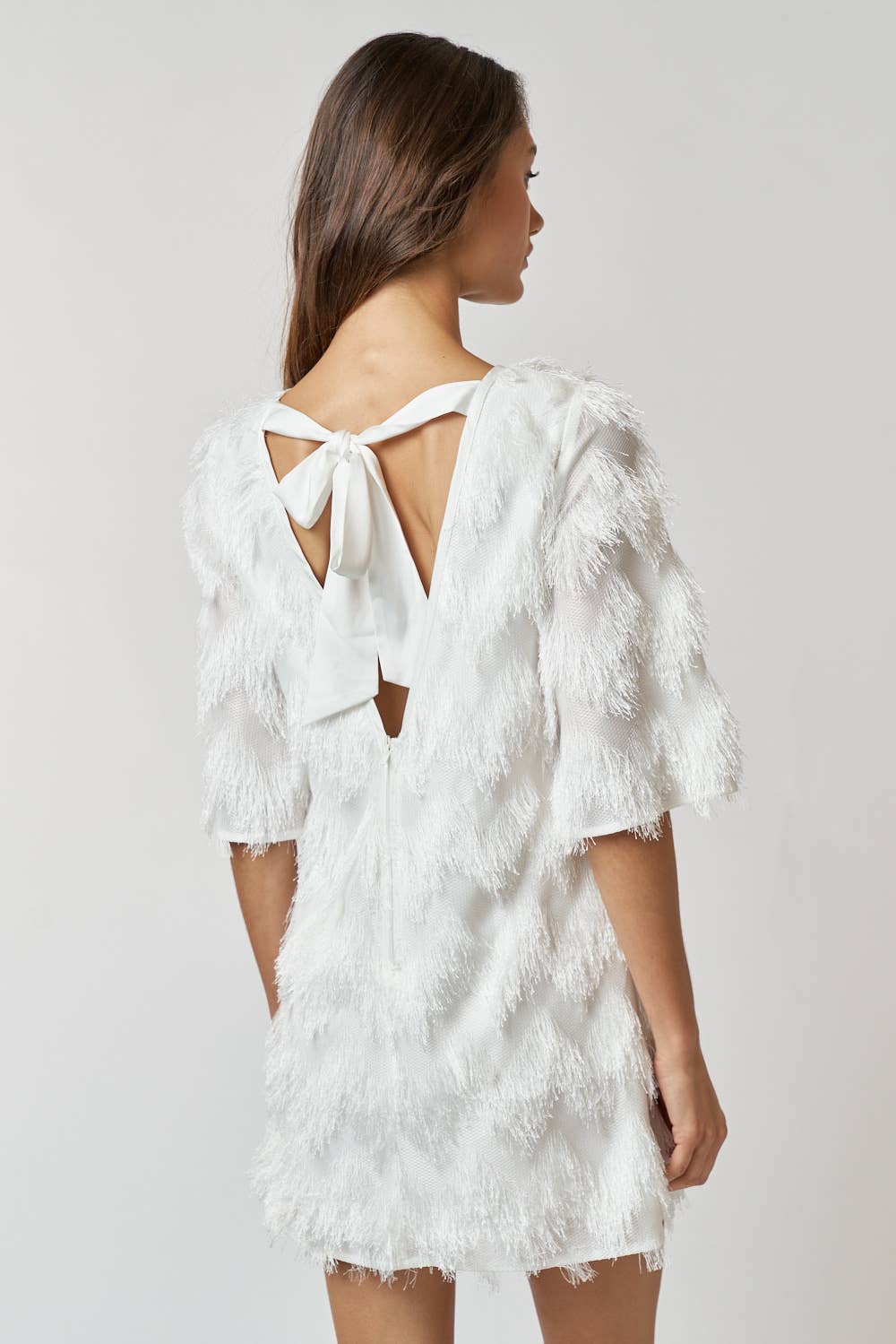 Wren Fringe Mini Dress