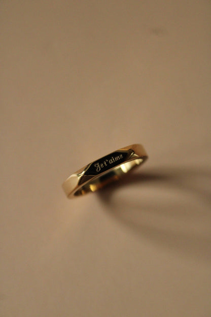 Je t'aime Ring | Waterproof Jewelry