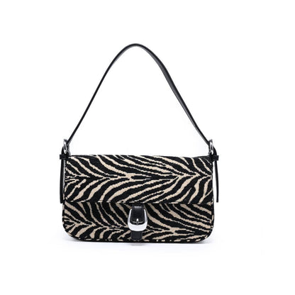 Gloria Zebra Shoulder Bag