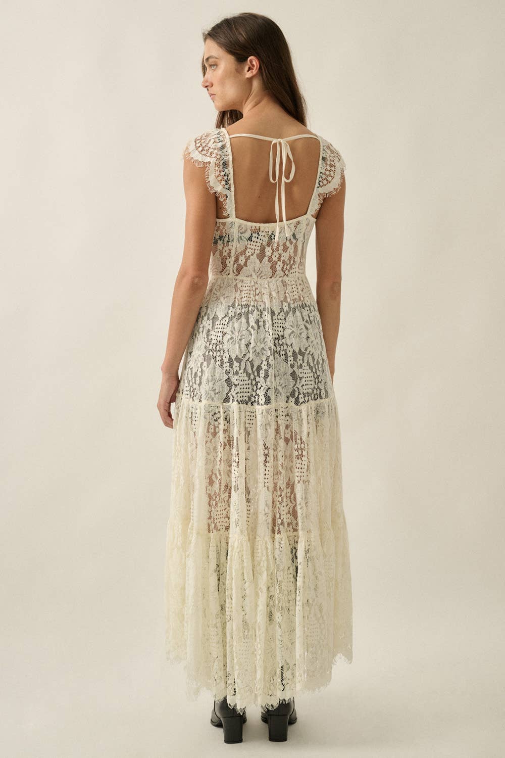 Lillian Lace Maxi Top