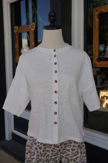 Etta Button Down Top