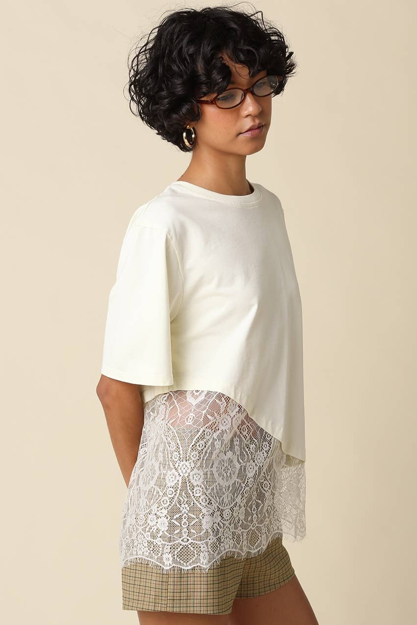 Camila Layered Hem Tee Top
