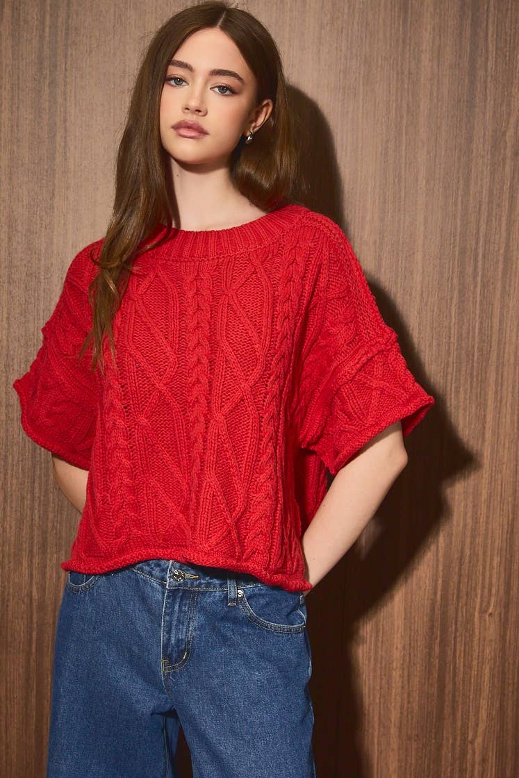 Bonnie Short Sleeve Sweater