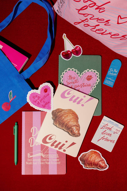 Pastries and Books Rough Draft Notebook Set