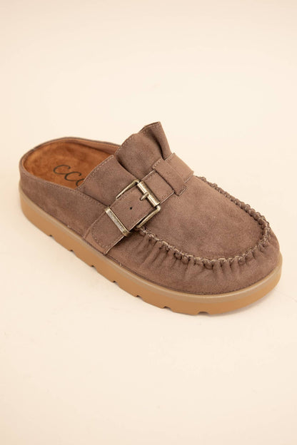 Luna Suede Clogs