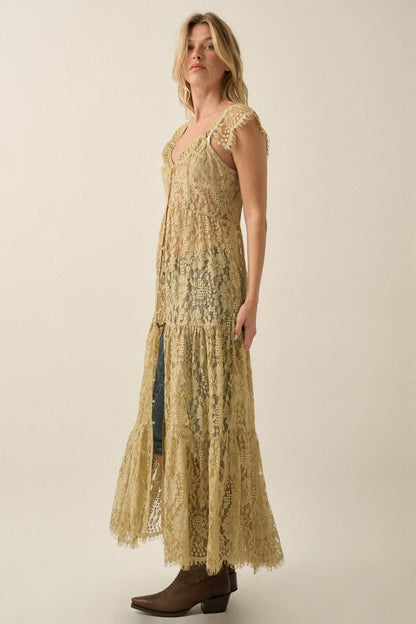 Lillian Lace Maxi Top