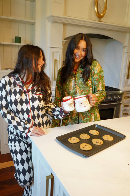 Christmas Cheetah Pajama Set