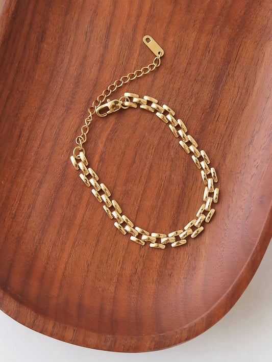 Forte Flat Chain Bracelet | Waterproof Jewelry