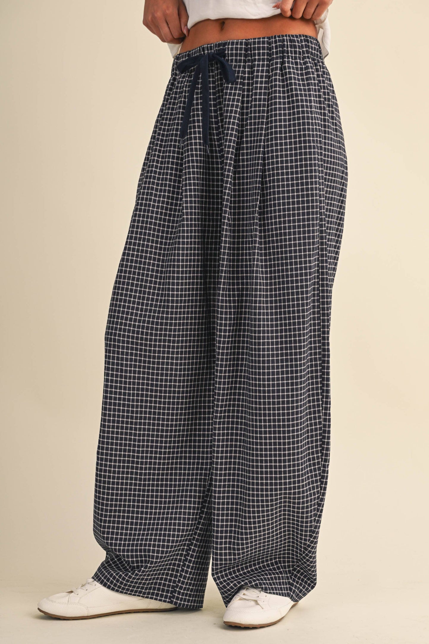 Lauren Checkered Baggy Pants