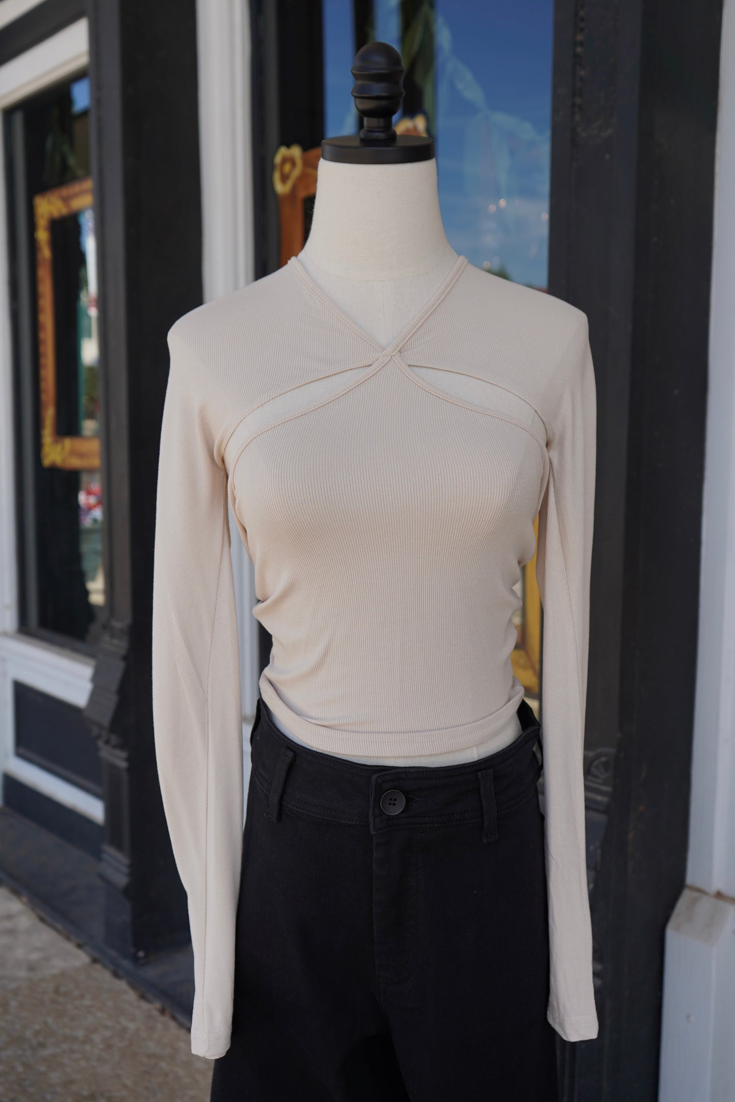 Stassie Cut-Out Long Sleeve