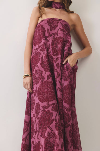 Diana Scarf Maxi Dress