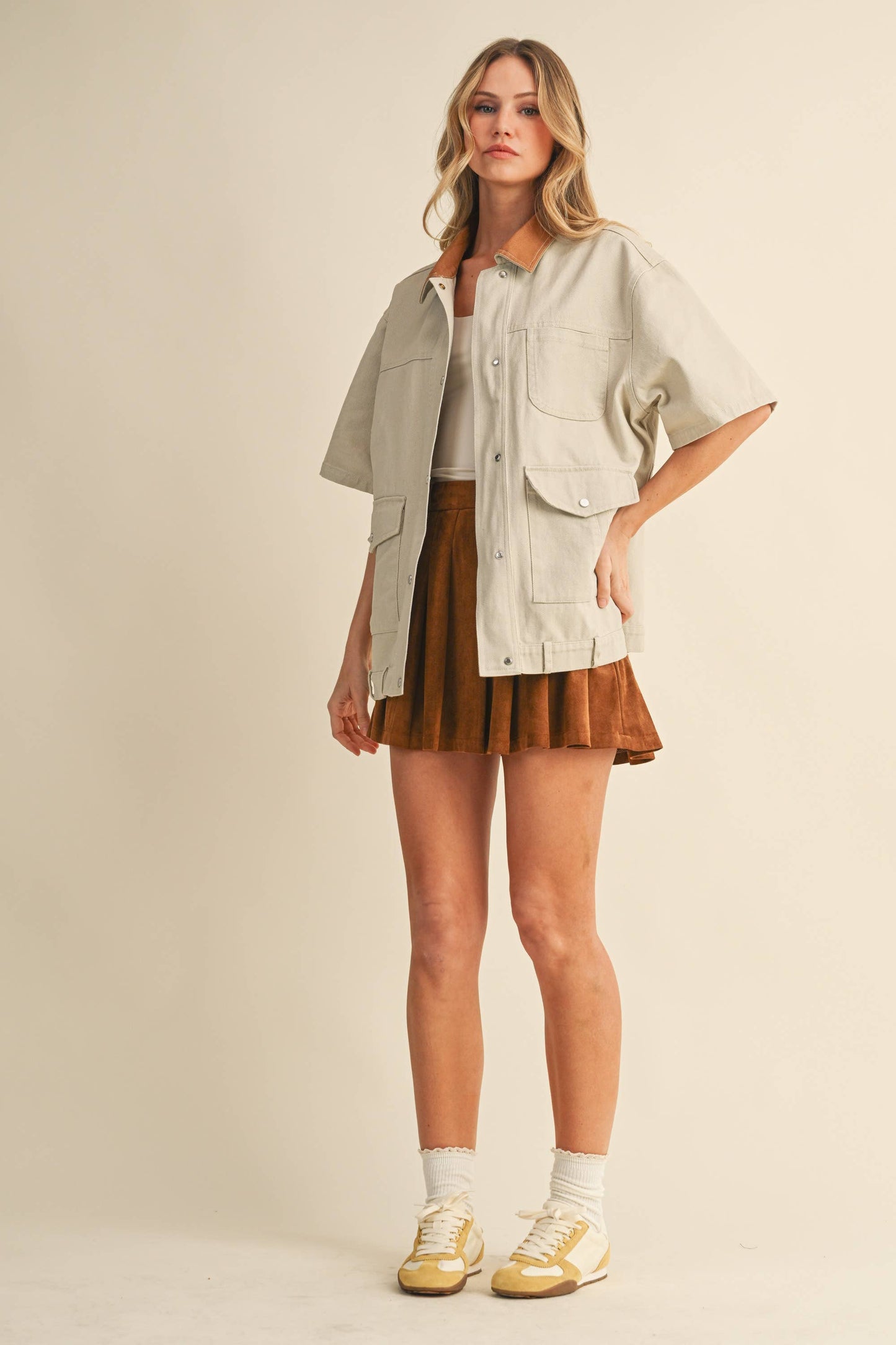 Anna Short Sleeve Chore Jacket
